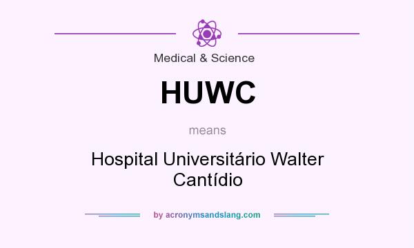 What does HUWC mean? It stands for Hospital Universitário Walter Cantídio