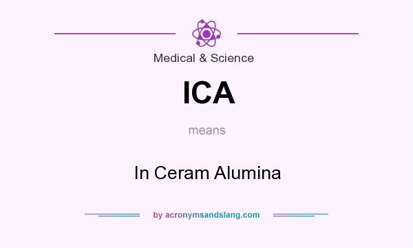 What does ICA mean? It stands for In Ceram Alumina