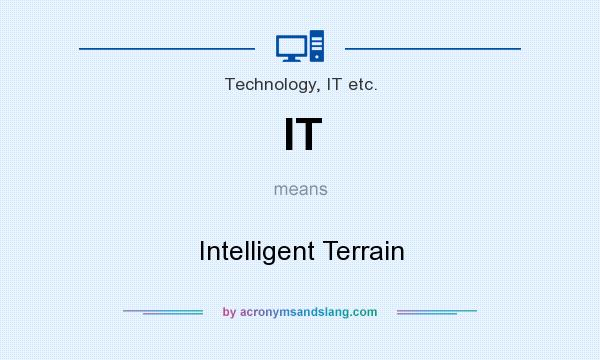 What does IT mean? It stands for Intelligent Terrain