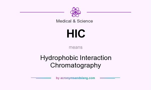 What does HIC mean? It stands for Hydrophobic Interaction Chromatography