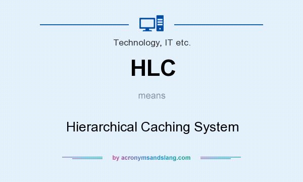 What does HLC mean? It stands for Hierarchical Caching System