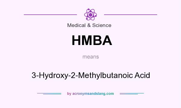 What does HMBA mean? It stands for 3-Hydroxy-2-Methylbutanoic Acid