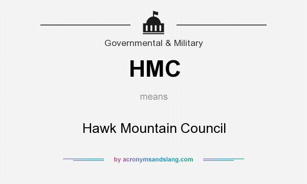 What does HMC mean? It stands for Hawk Mountain Council