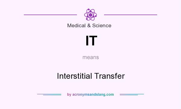 What does IT mean? It stands for Interstitial Transfer