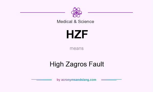 What does HZF mean? It stands for High Zagros Fault