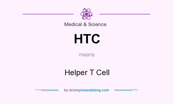What does HTC mean? It stands for Helper T Cell