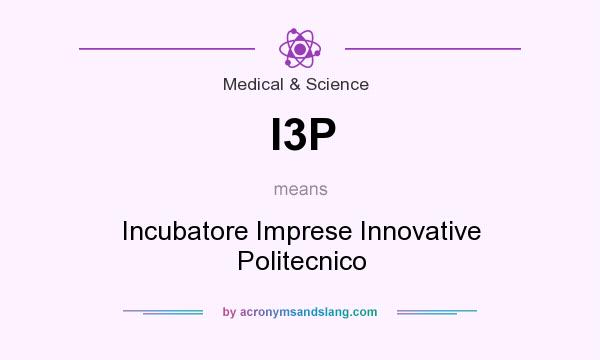 What does I3P mean? It stands for Incubatore Imprese Innovative Politecnico