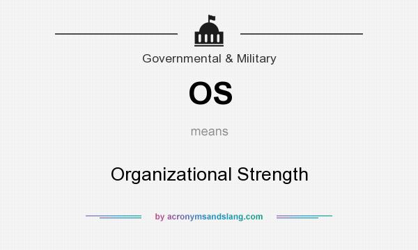 What does OS mean? It stands for Organizational Strength