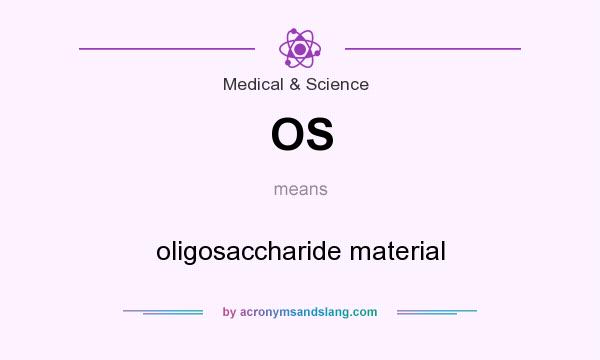 What does OS mean? It stands for oligosaccharide material