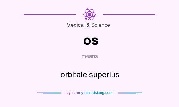 What does os mean? It stands for orbitale superius