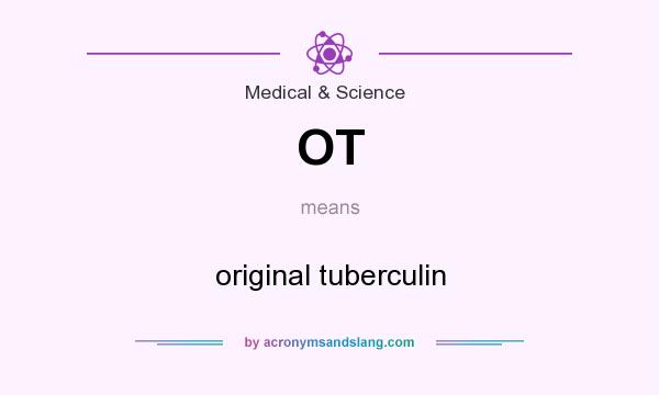What does OT mean? It stands for original tuberculin