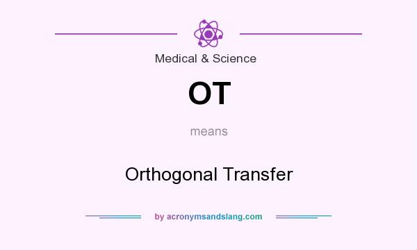 What does OT mean? It stands for Orthogonal Transfer