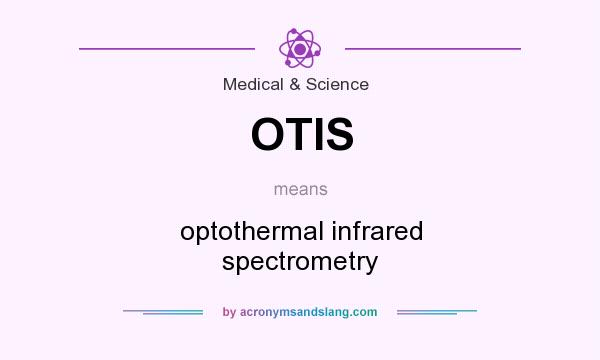 What does OTIS mean? It stands for optothermal infrared spectrometry