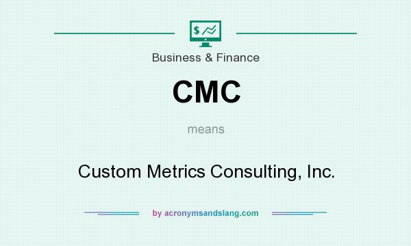 What does CMC mean? It stands for Custom Metrics Consulting, Inc.