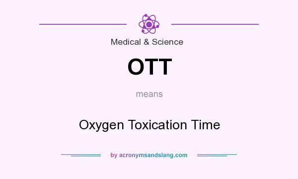 What does OTT mean? It stands for Oxygen Toxication Time