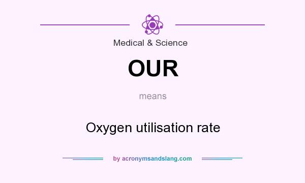 What does OUR mean? It stands for Oxygen utilisation rate