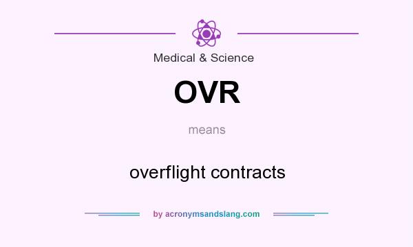 What does OVR mean? It stands for overflight contracts