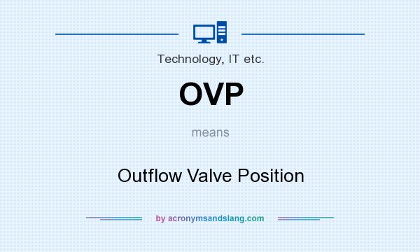 What does OVP mean? It stands for Outflow Valve Position