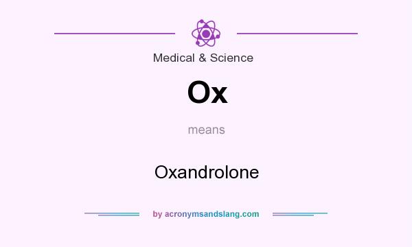 What does Ox mean? It stands for Oxandrolone