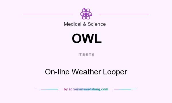 What does OWL mean? It stands for On-line Weather Looper