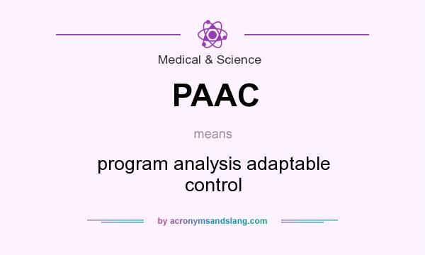 What does PAAC mean? It stands for program analysis adaptable control