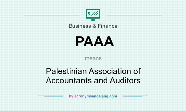 What does PAAA mean? It stands for Palestinian Association of Accountants and Auditors
