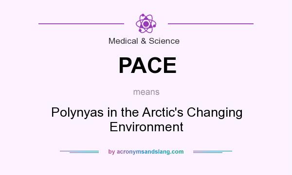 What does PACE mean? It stands for Polynyas in the Arctic`s Changing Environment