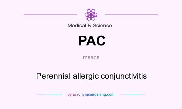 What does PAC mean? It stands for Perennial allergic conjunctivitis