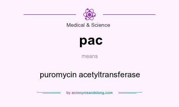What does pac mean? It stands for puromycin acetyltransferase