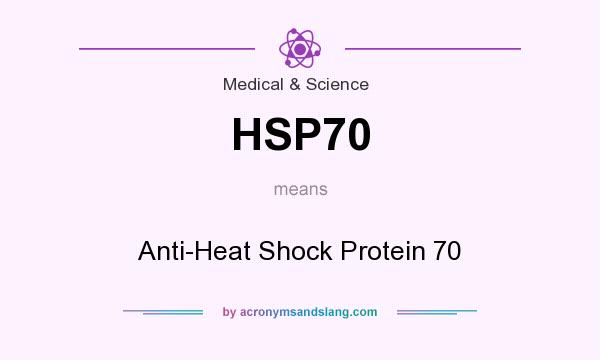 What does HSP70 mean? It stands for Anti-Heat Shock Protein 70