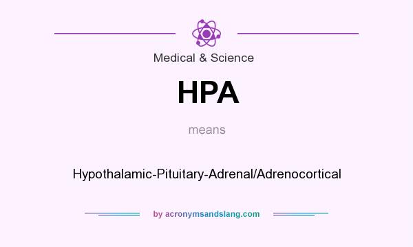 What does HPA mean? It stands for Hypothalamic-Pituitary-Adrenal/Adrenocortical