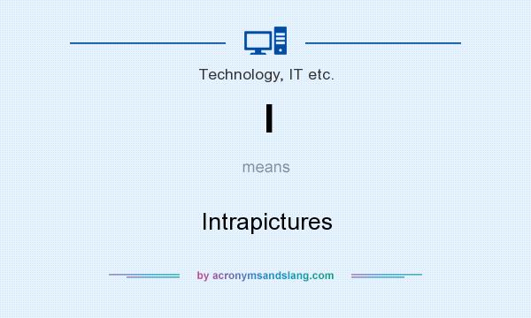 What does I mean? It stands for Intrapictures