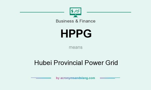 What does HPPG mean? It stands for Hubei Provincial Power Grid