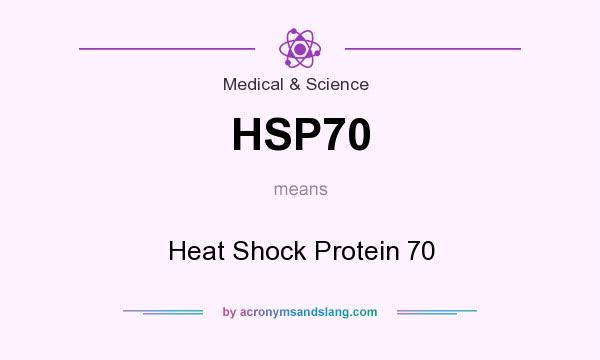 What does HSP70 mean? It stands for Heat Shock Protein 70