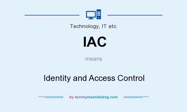What does IAC mean? It stands for Identity and Access Control