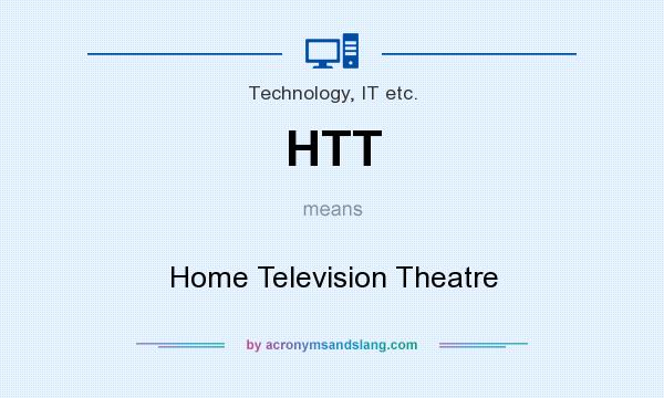What does HTT mean? It stands for Home Television Theatre