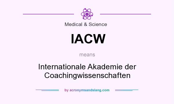 What does IACW mean? It stands for Internationale Akademie der Coachingwissenschaften