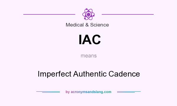 What does IAC mean? It stands for Imperfect Authentic Cadence