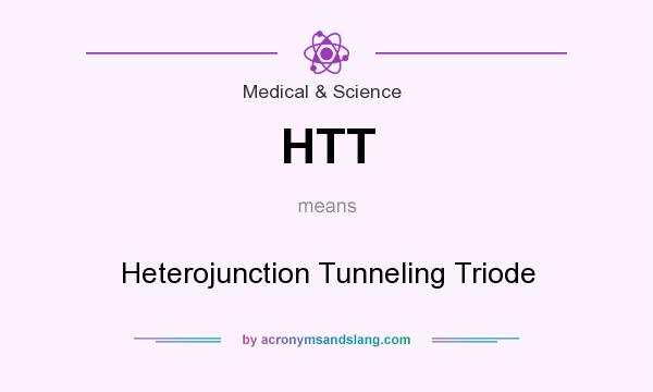 What does HTT mean? It stands for Heterojunction Tunneling Triode