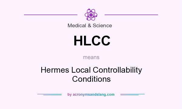 What does HLCC mean? It stands for Hermes Local Controllability Conditions
