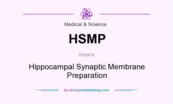 What does HSMP mean? It stands for Hippocampal Synaptic Membrane Preparation