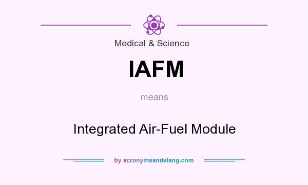 What does IAFM mean? It stands for Integrated Air-Fuel Module