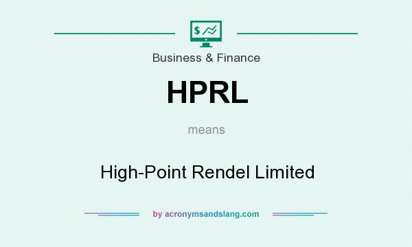 What does HPRL mean? It stands for High-Point Rendel Limited