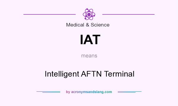 What does IAT mean? It stands for Intelligent AFTN Terminal