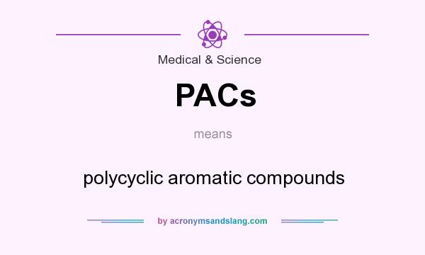 What does PACs mean? It stands for polycyclic aromatic compounds