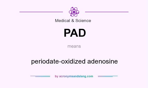 What does PAD mean? It stands for periodate-oxidized adenosine