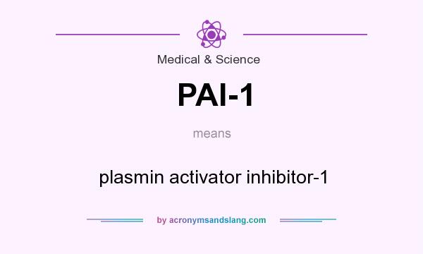 What does PAI-1 mean? It stands for plasmin activator inhibitor-1