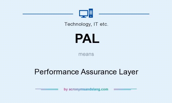 What does PAL mean? It stands for Performance Assurance Layer