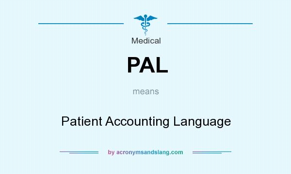 What does PAL mean? It stands for Patient Accounting Language