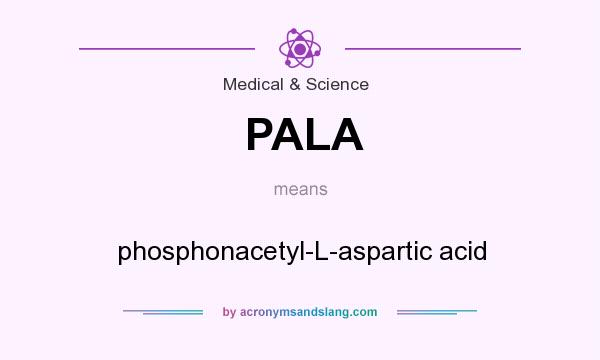 What does PALA mean? It stands for phosphonacetyl-L-aspartic acid